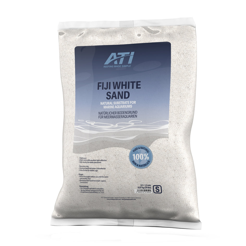 Fiji White Sand (Small,Medium & Large Grain)  20lbs/9,07kg