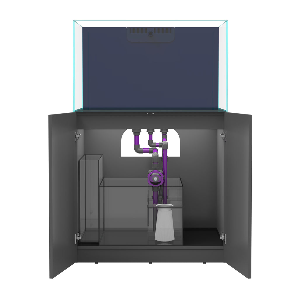 OPUS G2 300 Slim-Line with Grey Cabinet  (Aquarium, Plumbing, Sump & Stand Kit)