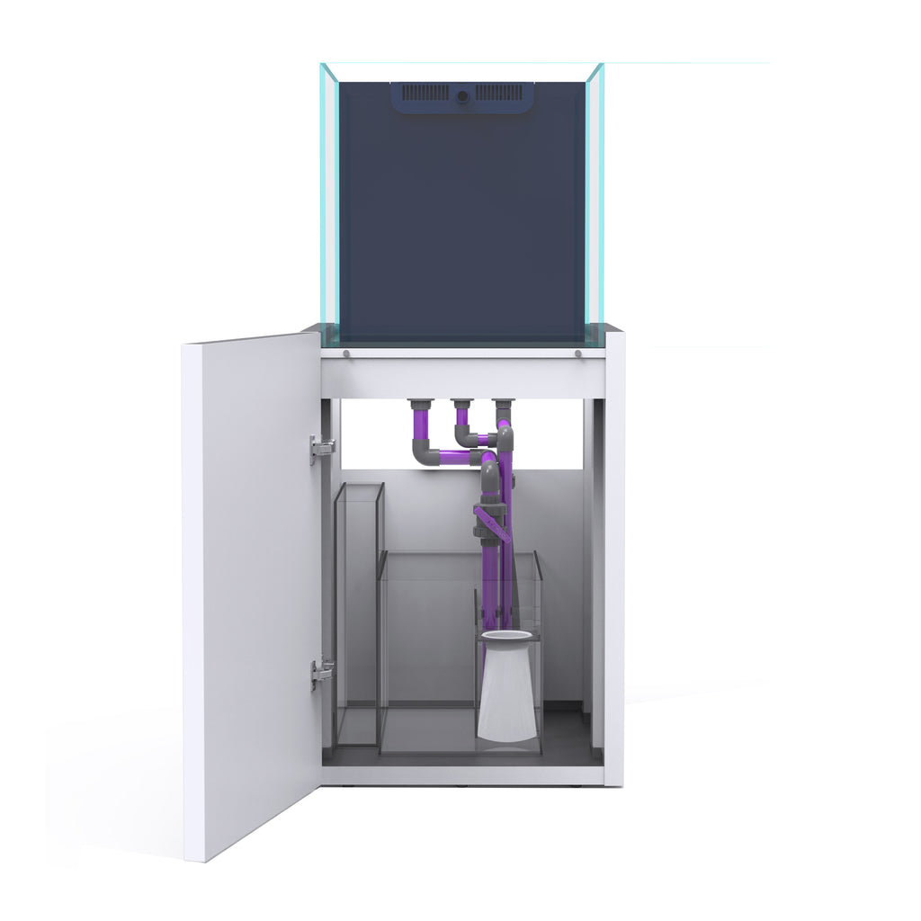 OPUS G2 200 Pro-Line with White Cabinet (Aquarium, Plumbing, Sump & Stand Kit)