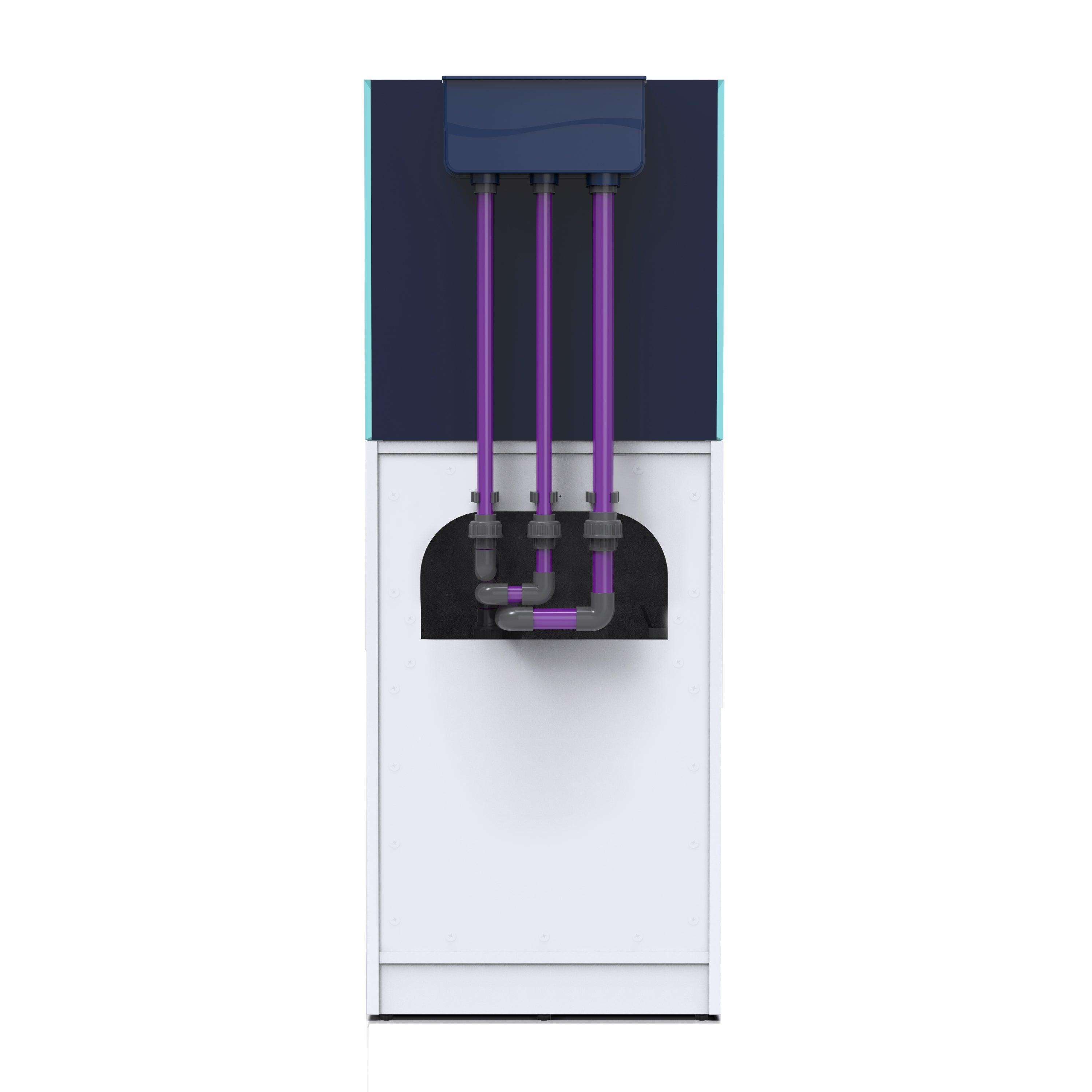 OPUS G2 200 Slim-Line with White Cabinet (Aquarium, Plumbing, Sump & Stand Kit