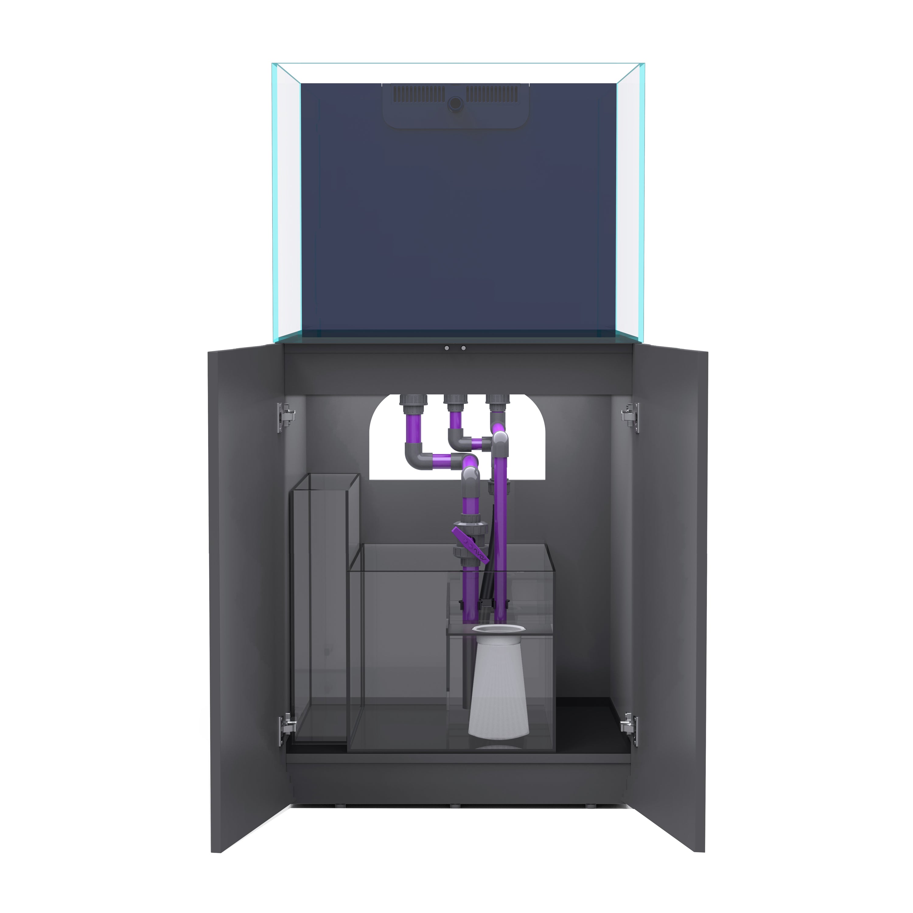 OPUS G2 250 Slim-Line with Grey Cabinet (Aquarium, Plumbing, Sump & Stand Kit)