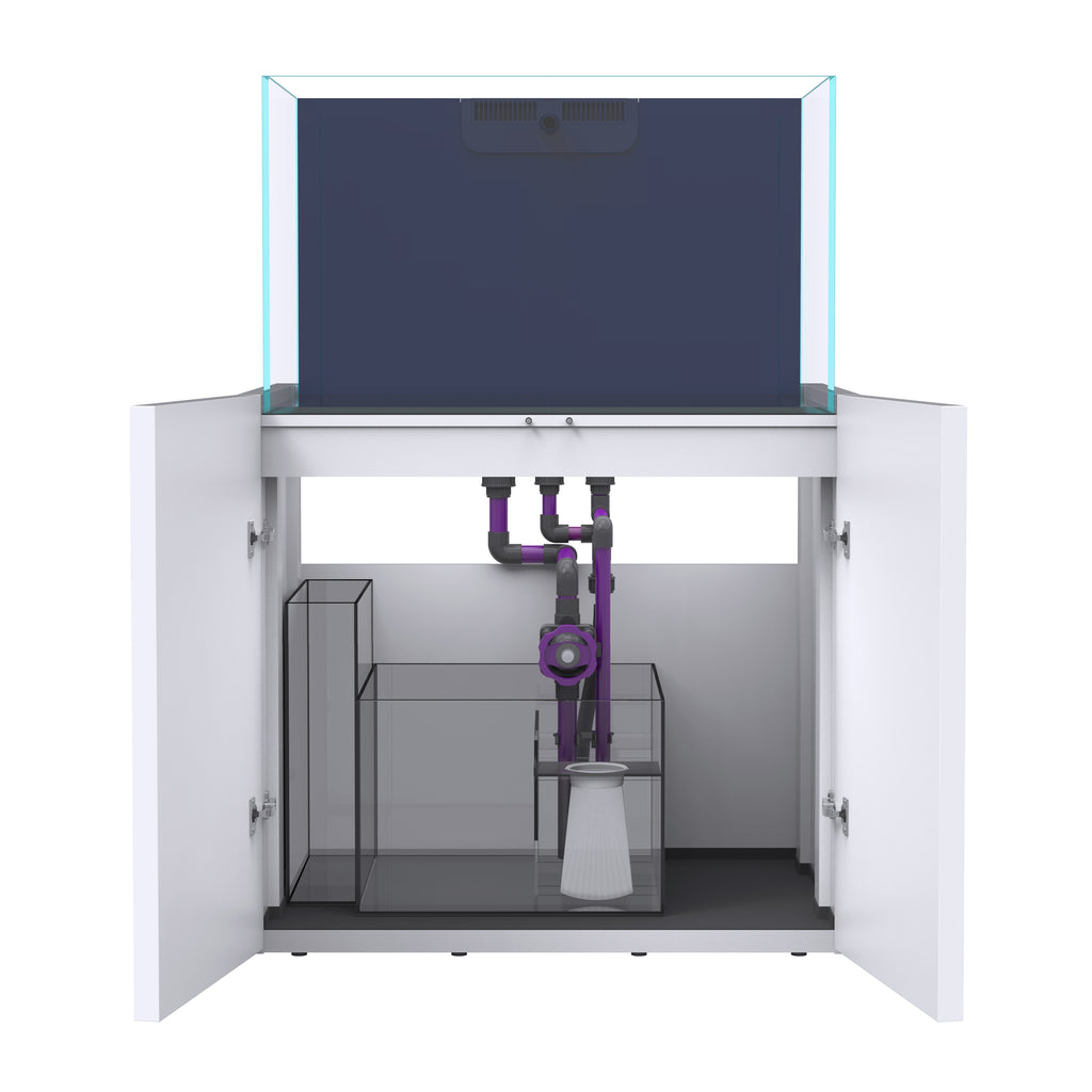 OPUS G2 300 Pro-Line with White Cabinet (Aquarium, Plumbing, Sump & Stand Kit)