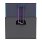 NYOS OPUS G2 440 Slim-Line with Grey Cabinet (Aquarium, Plumbing, Sump & Stand Kit)