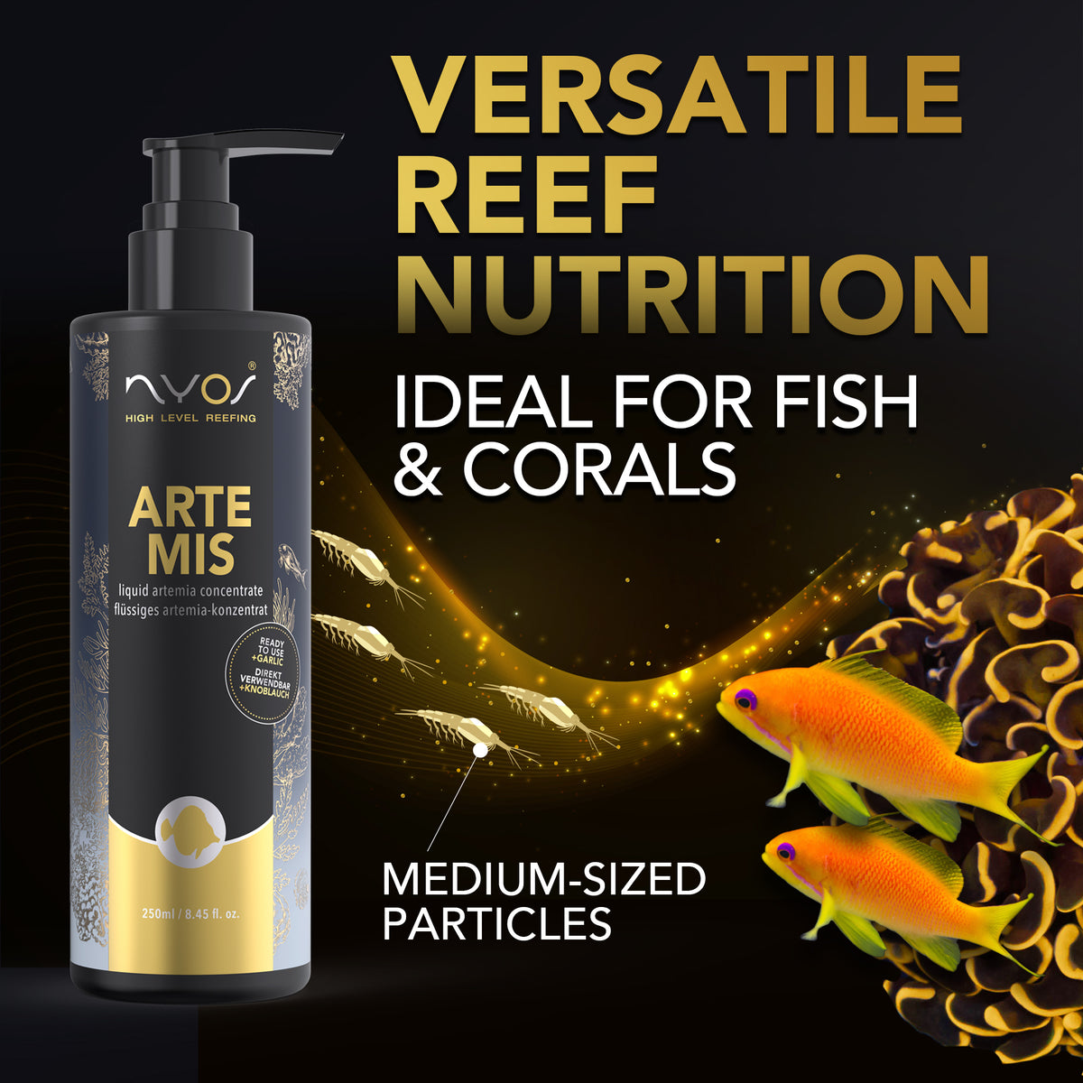 Artemis (Liquid Plankton -Artemia Salina) 250ml (8.45oz) &100ml (4.25oz)