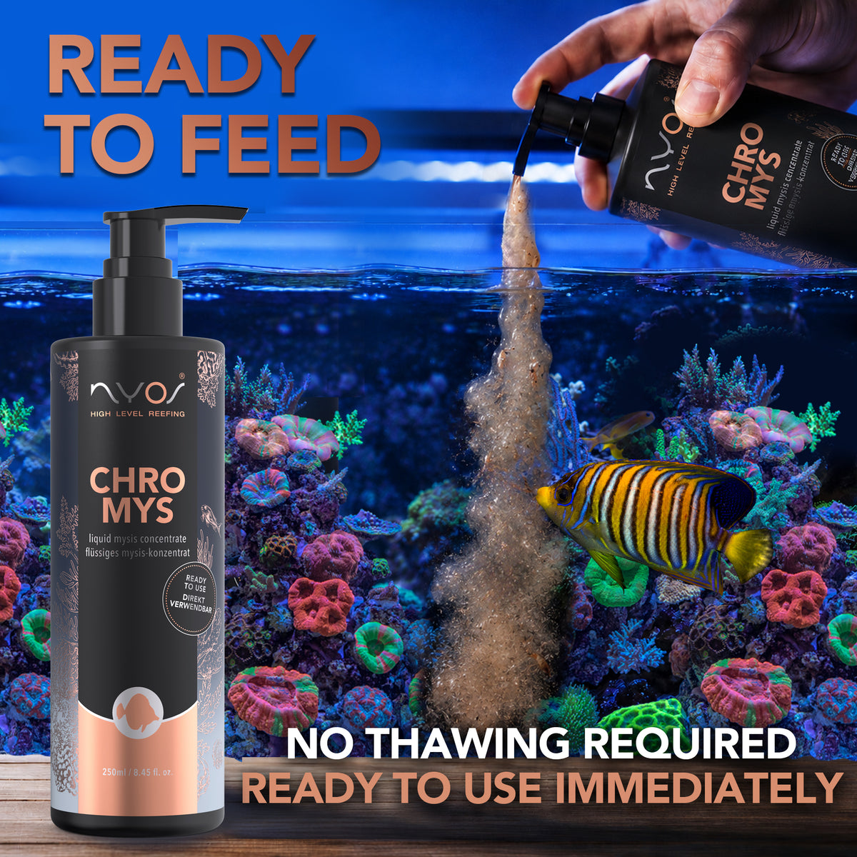 Chromys (Liquid Plankton -Mysis Relicta) 250ml (8.45oz) & 100ml (4.25oz)