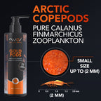 Goldpods (Liquid Plankton - Arctic Copepods) 100ml (4.25oz) 250ml  (8.45oz)