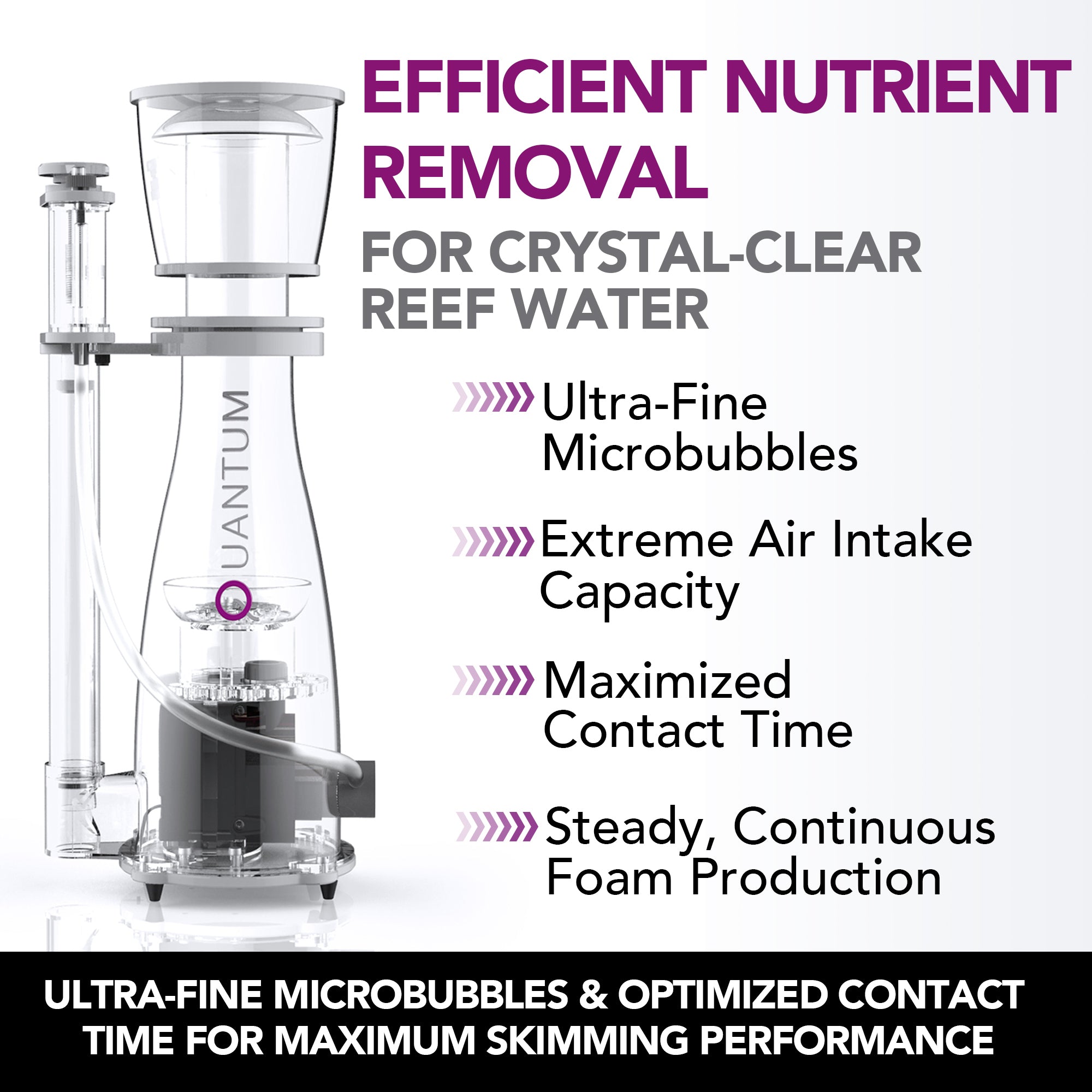 Quantum® 160 Protein Skimmer 1000L (250 Gallon) – NyosATIUSA Inc.