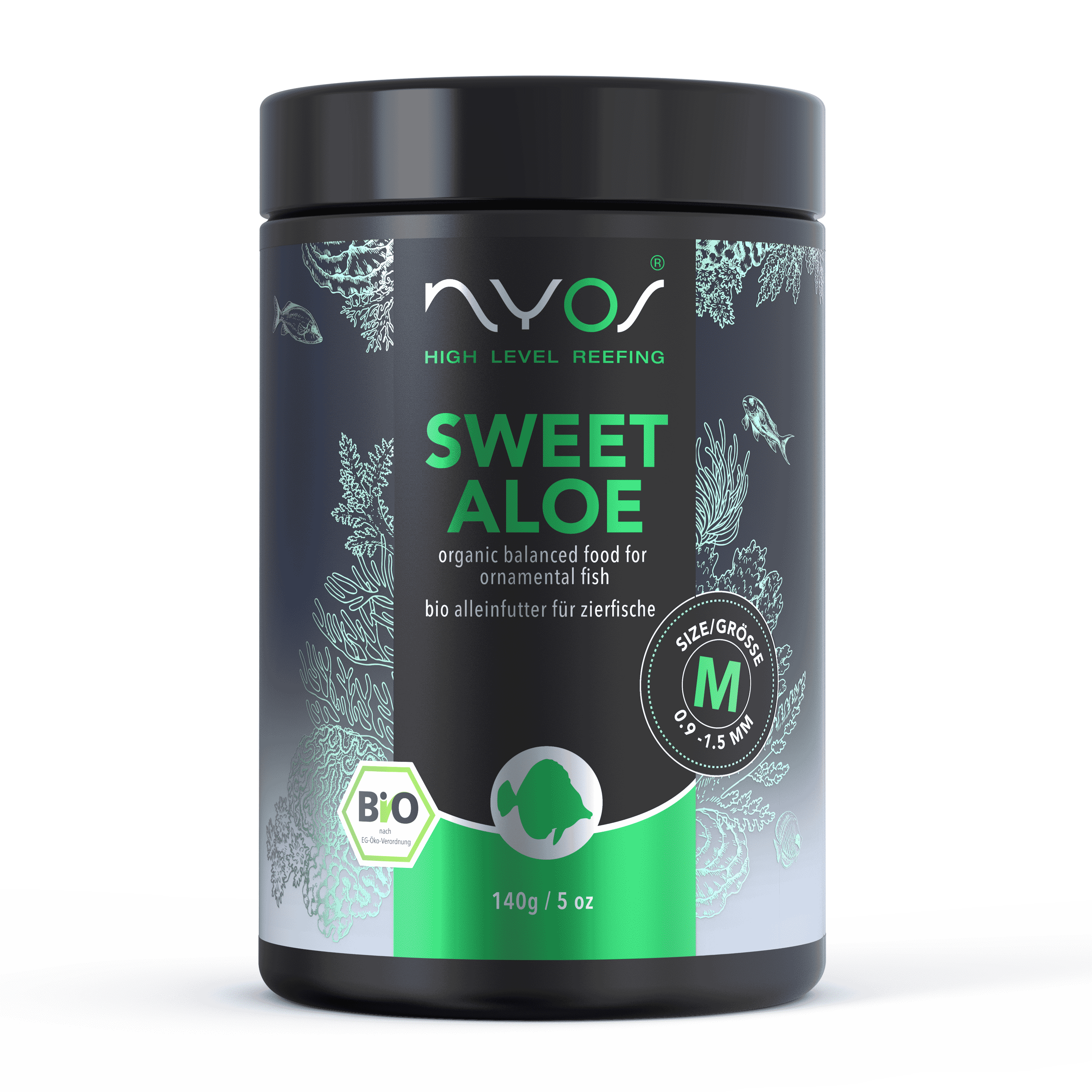 Sweet Aloe Fish Food (70g & 140g)